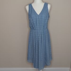 Torrid Blue V-Neck Midi Dress